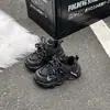 Otoño/Invierno 2026 Nuevos Zapatos Casuales Tipo Papá para Niñas Zapatillas de Correr a la Moda Zapatos para Niños Zapatos Deportivos de Suela Blanda con Felpa