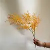 Flores Artificiais de Galho Paisagismo de Casamento Plantas Verdes Escritório Sala de Estar Decoração Suave Pinheiro Selvagem Artificial Grama de Aspargo Flores Secas