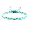 Comércio Exterior Transfronteiriço Joias Corda de Cera Trançada Pulseira de Mão Brinquedo Pulseira Trançada de Três Fios Colorida Cruzada Conjunto Ajustável para Casal