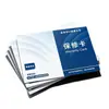 Cartões dobráveis personalizados, Cartões de garantia, Cartões de introdução de produtos impressos, Cartões traseiros, Manuais de instrução impressos e Cartões dobráveis de serviço pós-venda