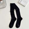 Calcetines largos finos de tubo alto de primavera y verano huecos calcetines jk ins calcetines japoneses miu ballet viento dulce algodón pantorrilla calcetines de mujer