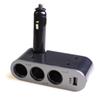Coche Shunwei con USB un minuto tres encendedores de cigarrillos un minuto tres tomas de encendedor de cigarrillos un arrastre tres SD-1910