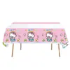 Mantel de Dibujos Animados Anime en Stock Transfronterizo 108*180cm Decoración de Fiesta de Cumpleaños Temática Atrezzo Desechable para Montaje