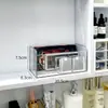 Caja de almacenamiento para espejo de baño gabinete de baño estante de gabinete cajón interior de baño estante de almacenamiento para cosméticos partición en capas venta al por mayor