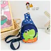 Bolsa Infantil de Comercio Exterior Bolsa de Pecho para Niñas Bolso Bandolera de Dinosaurio para Niños Mochila Casual para Bebé Billetera Linda para Niñas