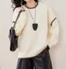 Estilo Coreano Estilo Perezoso Relajado Suéter de Punto Prendas de Punto Principales Otoño e Invierno Nuevo Estilo Buena Ropa Interior de Punto Holgada