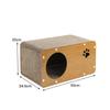 Tablero rascador para gatos de TV vertical, nido para gatos, casa para gatos universal para las cuatro estaciones, tablero rascador de ocho lados, dispositivo rascador a prueba de desgarros