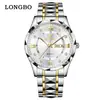 Novo Relógio Masculino Longbo À Prova D'água Luminoso Calendário Versão Coreana Relógio de Quartzo Douyin Aliexpress Dropshipping