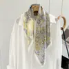 Lenço de Seda de Amora da Floresta Fubao Moda Feminina Primavera e Outono Lenço Quadrado 70cm Lenço de Seda Lenço Decorativo