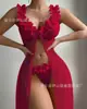Vestido de Tirante Largo Puro Deseo de Amazon, Lencería Transparente de Malla con Espalda Descubierta, Encaje al por Mayor para Mujer
