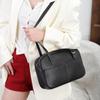 Bolso de hombro cruzado de cuero genuino explosivo de moda para mujer, capa superior de piel de vaca natural, bolso vintage para axila, bolso informal tipo bolos.