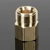 Pistola de água para lavadora de alta pressão de carro adaptador 55/58 14/18 giro diâmetro variável tubo de arame de aço todo cobre 360 interno 22 externo rosca