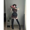Zhonghua Niang Cheongsam Roupa Íntima Sexy Avental Puro Desejo Empregada Conjunto de Duas Peças Empregada Saia Retrô Japonesa Saia Curta de Verão