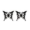 Brincos de borboleta pequenos moda ins personalidade nova borboleta oca corrente clavícula estilo garota coreana joia de ouvido atacado