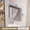 Gabinete de espejo inteligente de aluminio tipo panal curvo con estantes abiertos, almacenamiento de maquillaje para baño montado en la pared con luz y espejo antivaho