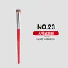 Set de 30 Brochas de Maquillaje Estilo Chino Rojo Zhenghong, Set de Brochas para Sombras de Ojos, Brocha para Corrector, Brocha para Párpado Inferior, Set Completo de Herramientas