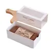 Caja de Horneado con Cajón Caja de Pastel con Cajón Caja de Empaque para Pastel en Rollo de Toalla Caja de Papel con Compartimentos Caja para Pastel en Rollo Suizo Caja para Rollo de Toalla
