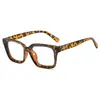 Nuevas Gafas Cuadradas Anti Luz Azul para Hombres, Artefacto de Aspecto Adelgazante de Moda, Gafas Planas Pequeñas Multicolor que Resaltan el Rostro para Mujeres