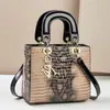 Bolsa de Boda Bolsa Princesa Diana 2025 Nuevo Bolso de Mano para Mujer Versátil Bolsa de Novia Celebridad de Internet Bolso de Hombro Cruzado de Gama Alta Moderno