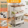Directo del fabricante: Estante de almacenamiento plegable de escritorio para el hogar, estante multicapa, carrito de noche para dormitorio, estante de almacenamiento móvil