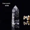Cristal Natural Pedra Bruta Pilar Pontiagudo Pilar de Cristal Semi-precioso Cristal Branco Citrino Prisma Hexagonal Ornamento de Mesa Atacado