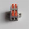 Terminal de conexión rápida de una pieza tipo riel PCTS212 terminal tipo prensa conector rápido de 2-20 orificios