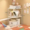 Estante de almacenamiento para mesita de noche de dormitorio, estante de almacenamiento de esquina para litera de dormitorio, estantería de esquina para mesita de noche de estudiante universitario