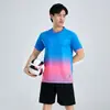 Comercio Exterior Transfronterizo Uniformes de Fútbol, Conjuntos de Camisetas de Manga Corta, Uniformes Deportivos de Entrenamiento para Adultos y Niños, Uniformes de Equipo, Compra Grupal con Impresión