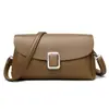 Bolso Nuevo para Mujer 2026: Bolso de Hombro y Cruzado, de Alta Gama, Sencillo, con Textura de Patrón de Lichi, Moderno y Versátil