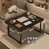 Mesa de cama pequeña, escritorio para estudiantes, mesa de estudio, mesa plegable, mesa Kang, mesa para computadora portátil, mesa para dormitorio, ventana salediza