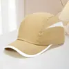Gorra de Béisbol de Cinco Paneles Bloque de Color Primavera-Verano Secado Rápido con Logo Personalizado, Sombrero Solar Ligero Transpirable para Protección Solar al Aire Libre