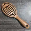Pente de costela macaron, pente de cabeleireiro para estudantes, pente de modelagem fofo para massagem, pente oco antiestático, portátil para uso doméstico
