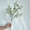 Nova simulação criptografia plástico gypsophila casamento auditório macio plástico pequena flor fileira base decoração