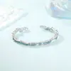 Pulsera Estilo Coreano Youlong Qingying Nueva Pulsera Estilo Chino Ola Azul Irregular Lujo Ligero Nicho Exquisito Sentido de Alta Gama para Mujeres