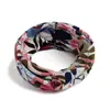 Diadema Bohemio Ins Versátil Elegante Nudo Cruzado Diadema Deportiva de Yoga Estampada Versión Ancha para Mujeres con Coronilla Alta