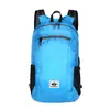 Mochila Dobrável Colorida Transfronteiriça, Mochila Leve para Exterior, Mochila de Armazenamento Esportivo de Viagem de Grande Capacidade com Impressão de Logo