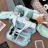Bolsa de Almacenamiento Esencial para Viajes, Bolsa de Aseo Simple Multifuncional de Gran Capacidad, Bolsa de Almacenamiento para Viajes, Bolsa de Cosméticos para Mujeres