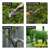 Aparador de Sebes Elétrico Pequeno Cortador de Grama Doméstico Sem Fio Portátil Mini Cinto Verde Jardinagem Poda Entrega Direta da Fábrica