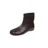 Estilo Hepburn Otoño/Invierno Nuevas Llegadas Botín con Separador de Dedos Cremallera Trasera Pierna Recta Adelgazantes para Mujer Botines Bajos Versátiles de Moda