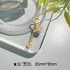 Corrente com Pingente Zakiram Antigo Cravejado com Diamantes Ouro Artesanal DIY Pulseira de Tornozeleira Combinando para Casal Acessórios de Colar Venda por Atacado