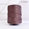 Ligero de 3 mm de Grosor Hilo Hueco Hilo de Seda de Hielo Bolso Tejido a Mano con Ganchillo Cojín Hilo para Sombrero de Sol de Verano