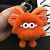 Nuevo y lindo conejo Rex de peluche con forma de lazo, bola de carbón, colgante para bolso escolar, llavero colgante para coche o muñeca.