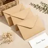 Sobre de Papel Kraft Autoadhesivo Vintage Minimalista Estilo Europeo en Blanco para Bendiciones Navideñas, Documentos y Tarjetas de Felicitación, Diseño Exquisito