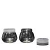 Frasco de Plástico con Forma de 200 ml de Boca Ancha Oblicua para Embalaje de Alimentos Transparente PET Tarro de Dulces Tarro con Botón Oferta
