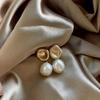 Brincos de pérola barroca de alta qualidade, brincos leves e elegantes de luxo, brincos femininos, nova moda 2022