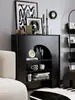 Lareira de Hall Minimalista Moderna Armário Decorativo Estilo Francês Parede de Fundo Corredor de Entrada Nórdico Armário de Exposição e Armazenamento