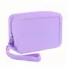 Bolsa de Maquiagem de Silicone Portátil Lavável Grande Capacidade Tridimensional Não Dobrável Bolsa de Armazenamento de Artigos de Higiene Pessoal Porta-moedas Multifuncional Doméstico