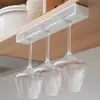 Suporte criativo para taça de vinho invertida suporte para xícaras de cozinha suporte para xícaras invertidas armário de vinho doméstico suporte para xícaras de bar sem furos
