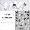 Pegatinas para Uñas Estilo Urbano, Alas de Mariposa Huecas Estilo Japonés Vintage, Diseños de Mariposas Coloridas en Relieve, Venta al por Mayor desde el Fabricante, Estilo Lujo Ligero