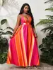 Nuevo vestido sexy sin tirantes, sin espalda y sin mangas de estilo europeo y americano en colores cálidos